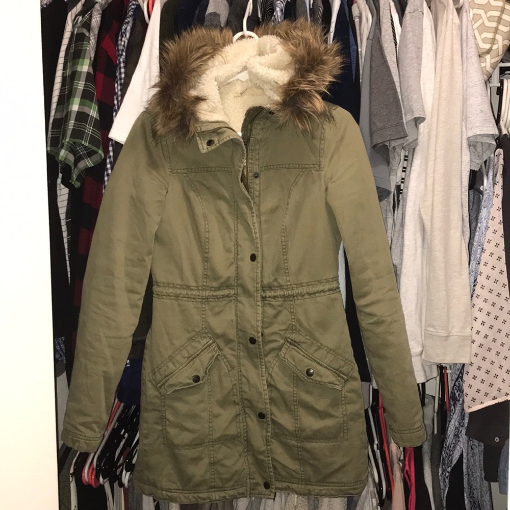 Womens Hollister Parka XS